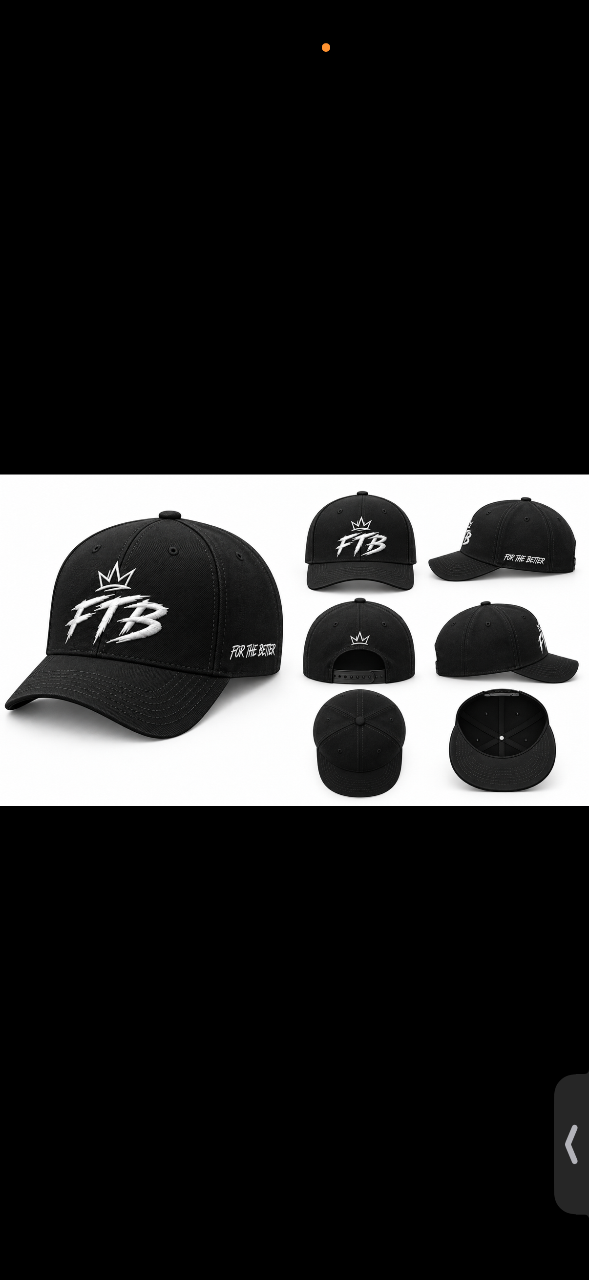 FTB core cap white front view