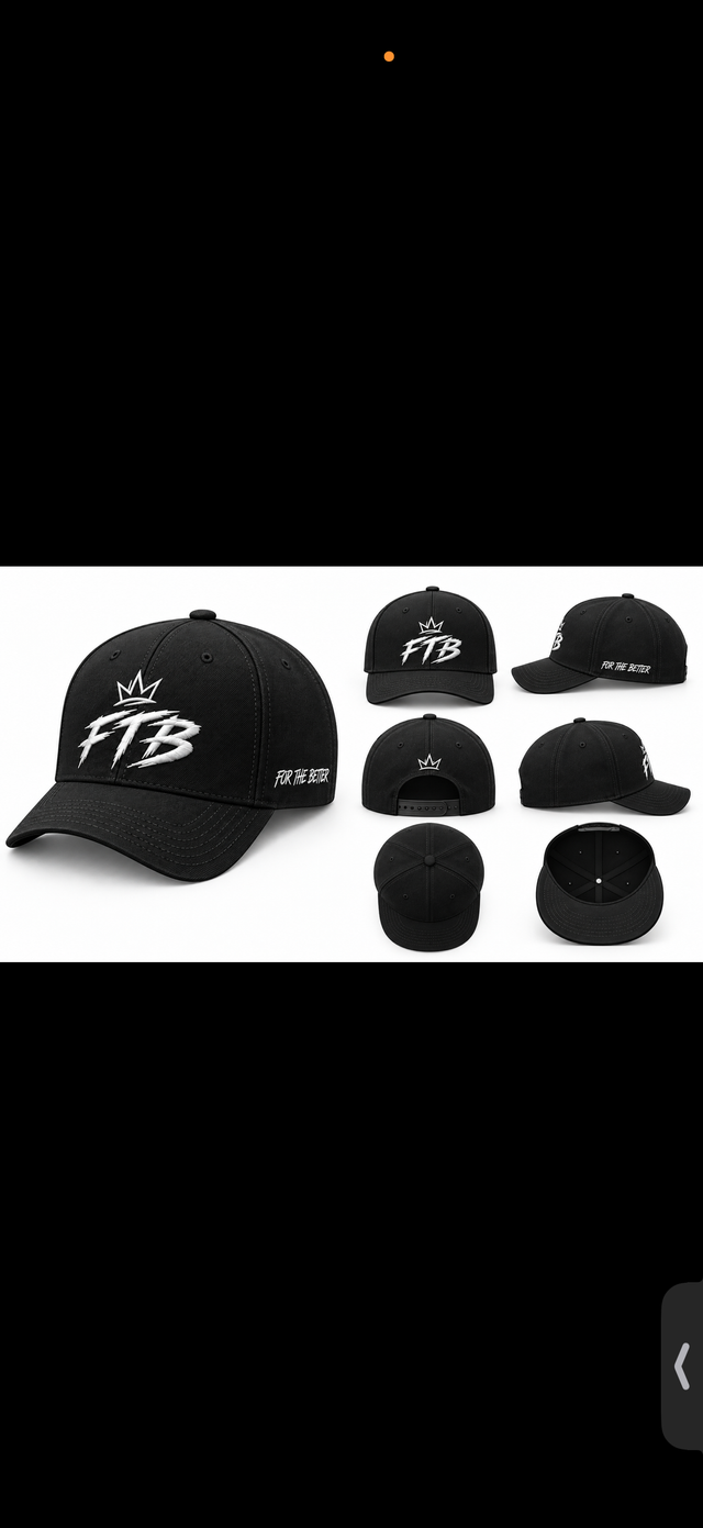 FTB core cap white front view